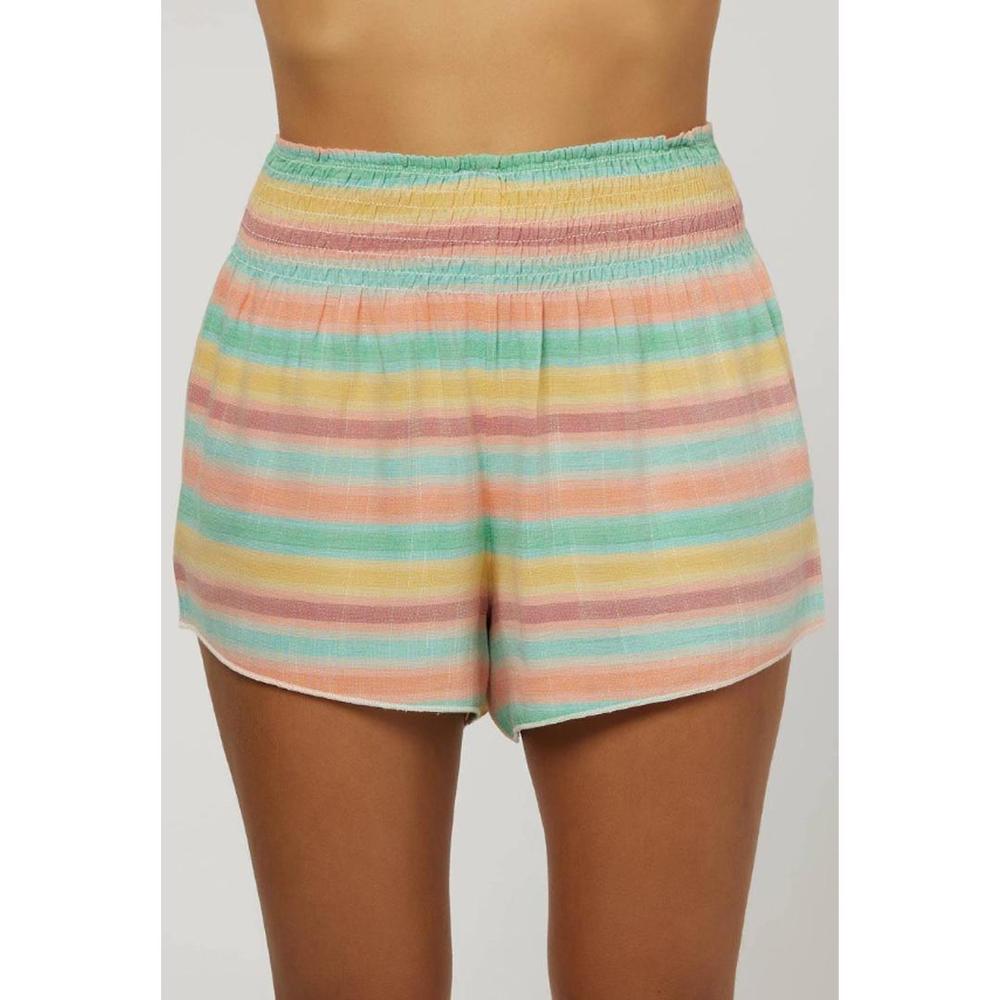 O'Neill Women's Cove Stripe Beach Shorts MULTICOLORED