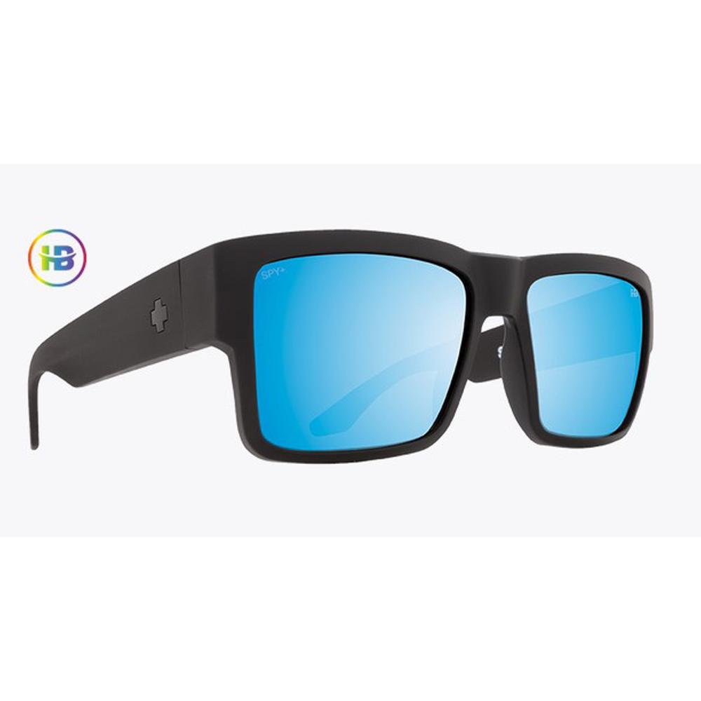  Spy + Cyrus Matte Black Happy Boost Polar Ice Sunglasses