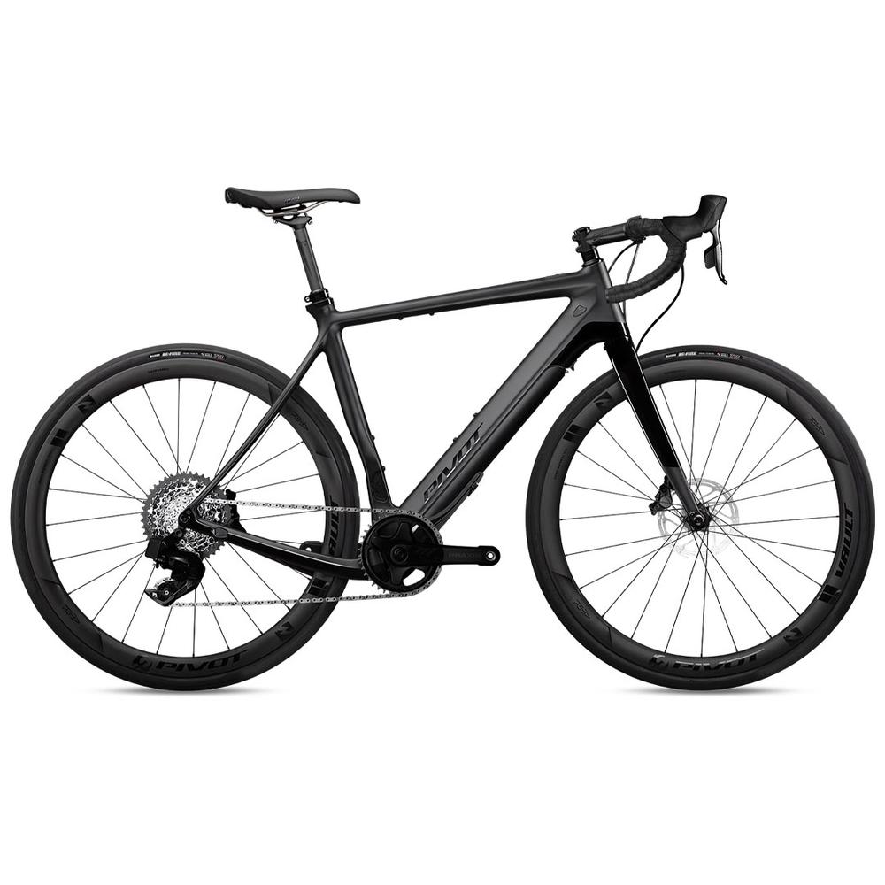 Pivot E-Vault, 700C Pro Carbon Wheels, E-Bike - Medium, Stealth Black BLK
