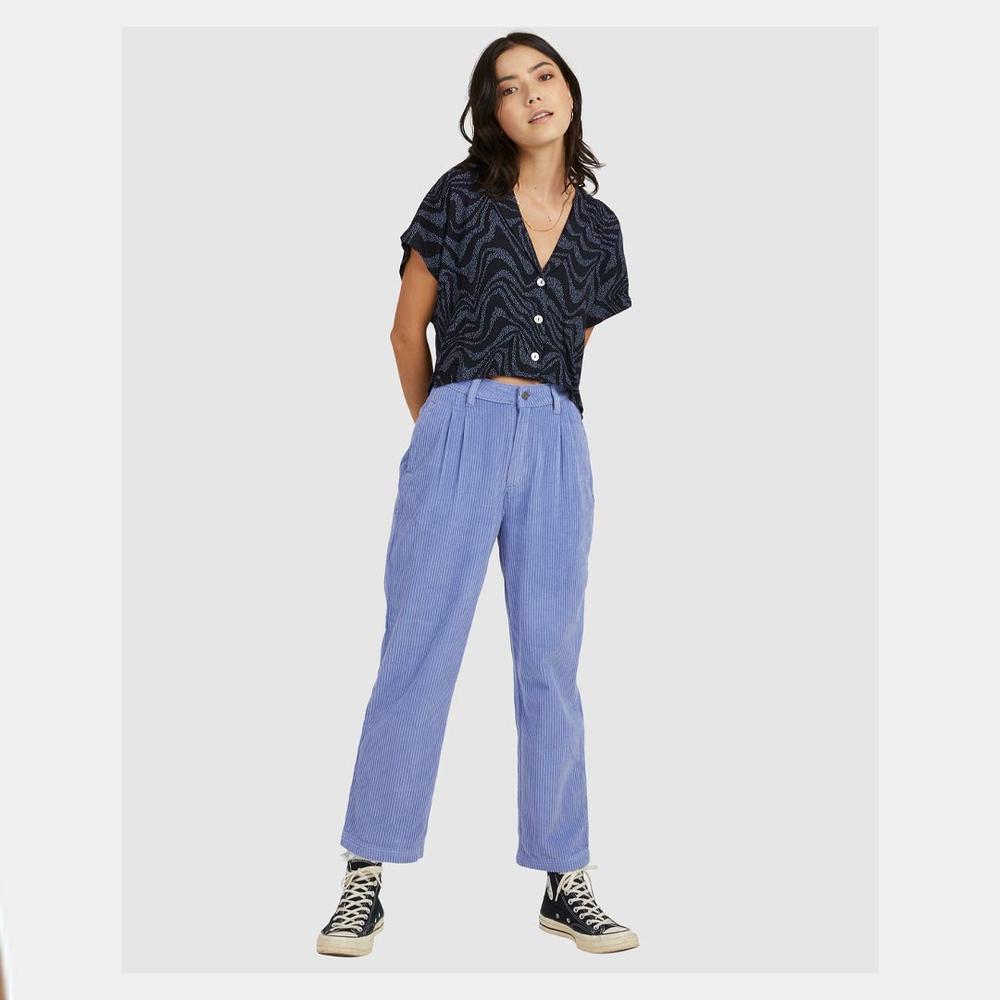 RVCA Women's Plushed Trouser GREYPURPLE