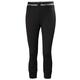 Helly Hansen Women's LIFA® Merino Midweight 3/4 Base Layer Pants BLACK