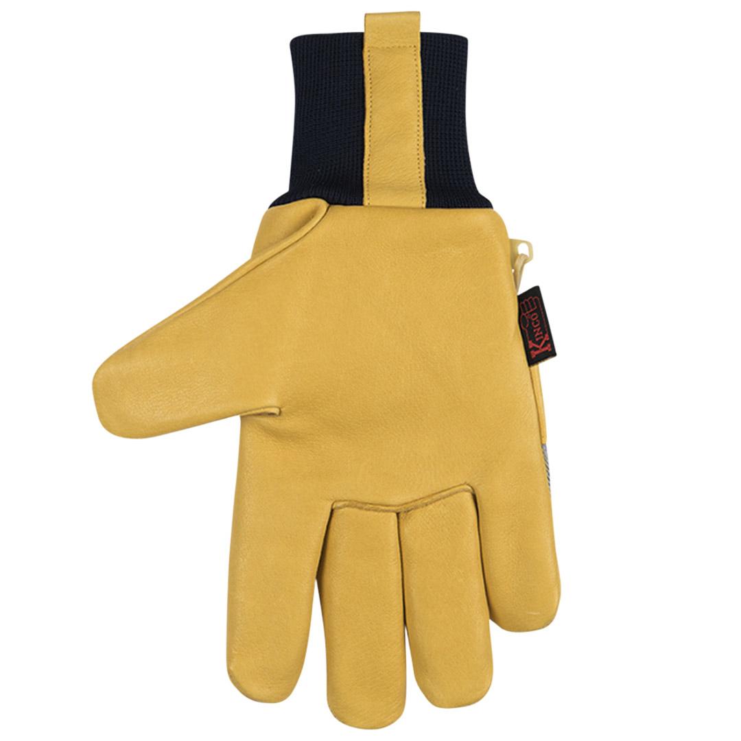 Kinco Unisex Lined Premium Grain Pigskin Palm with Knit Wrist