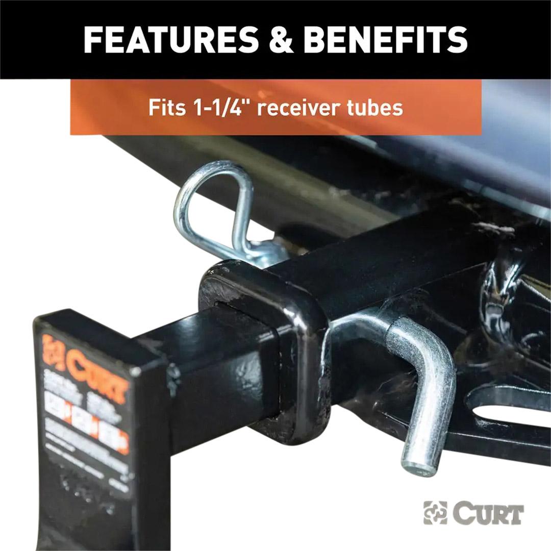Curt Manufacturing 1/2 In Hitch Pin With Clip Packaged