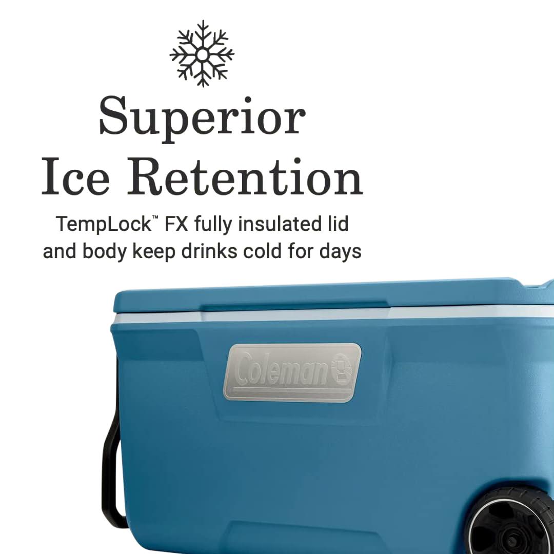 Coleman Atlas Series 100-Quart Cooler With Wheels