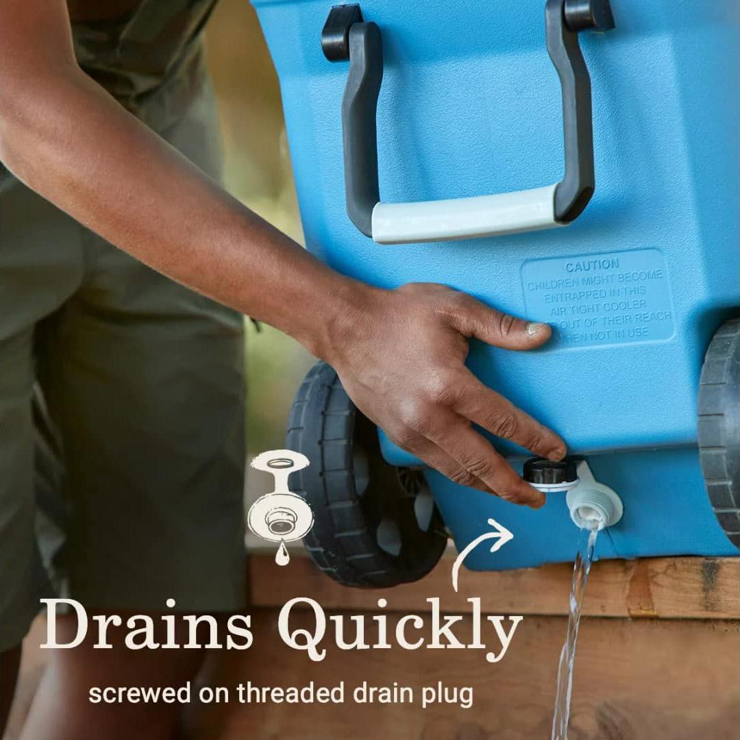 Coleman Atlas Series 100-Quart Cooler With Wheels