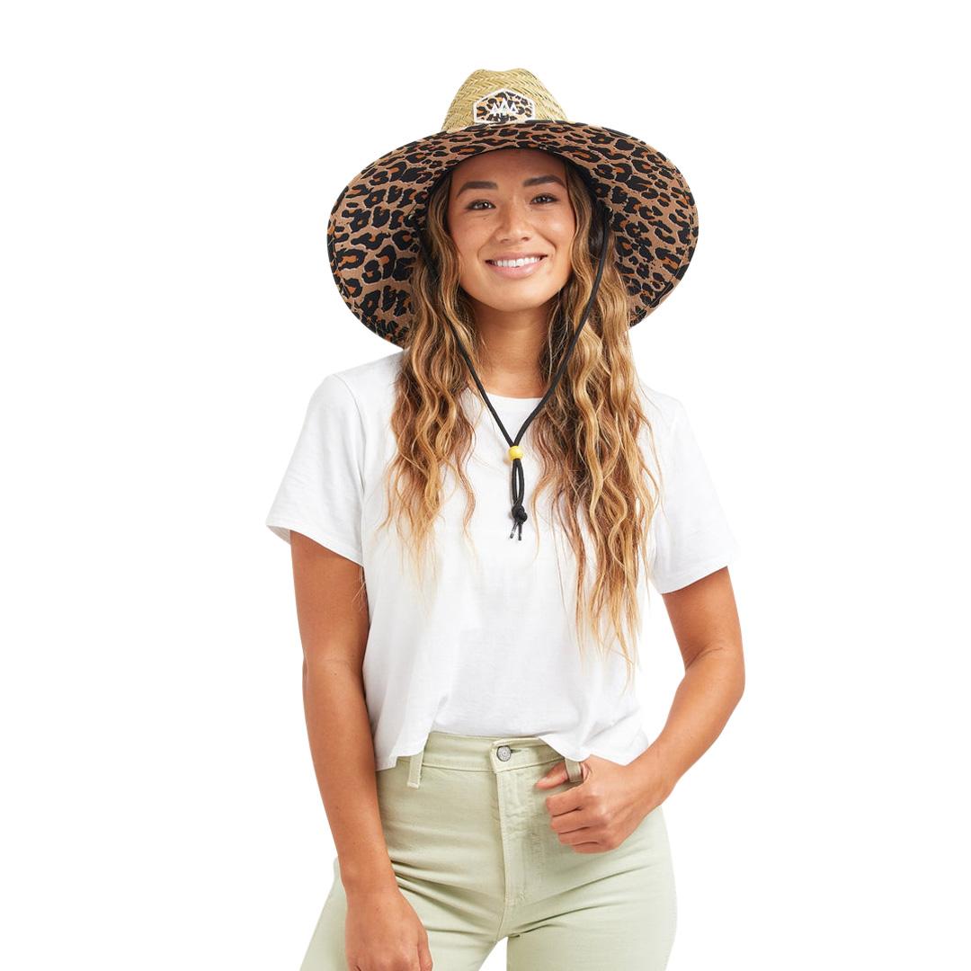 Hemlock Unisex Big Cat Straw Hat