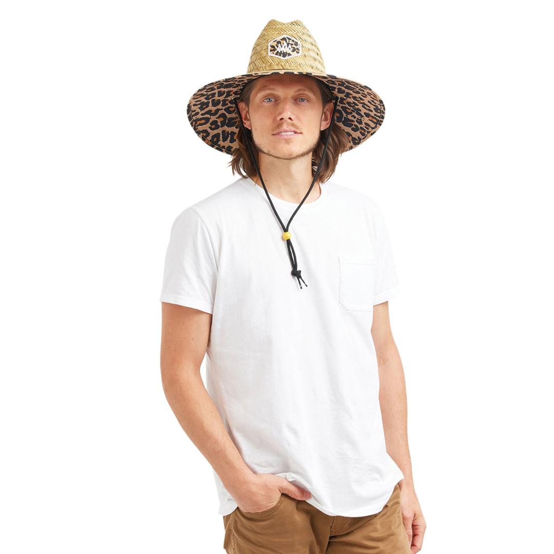 Hemlock Unisex Big Cat Straw Hat