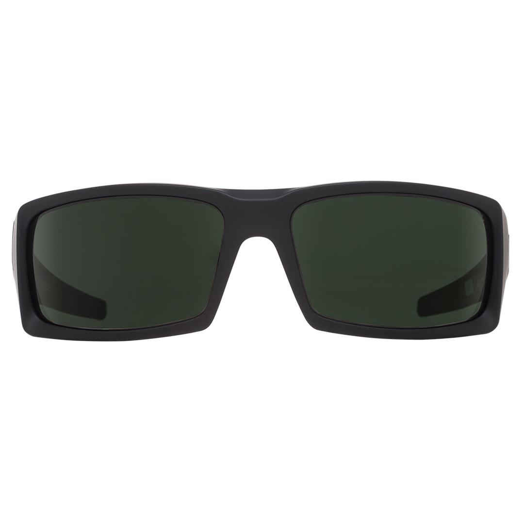 SPY General Sunglasses Soft Matte Black / Happy Gray Green