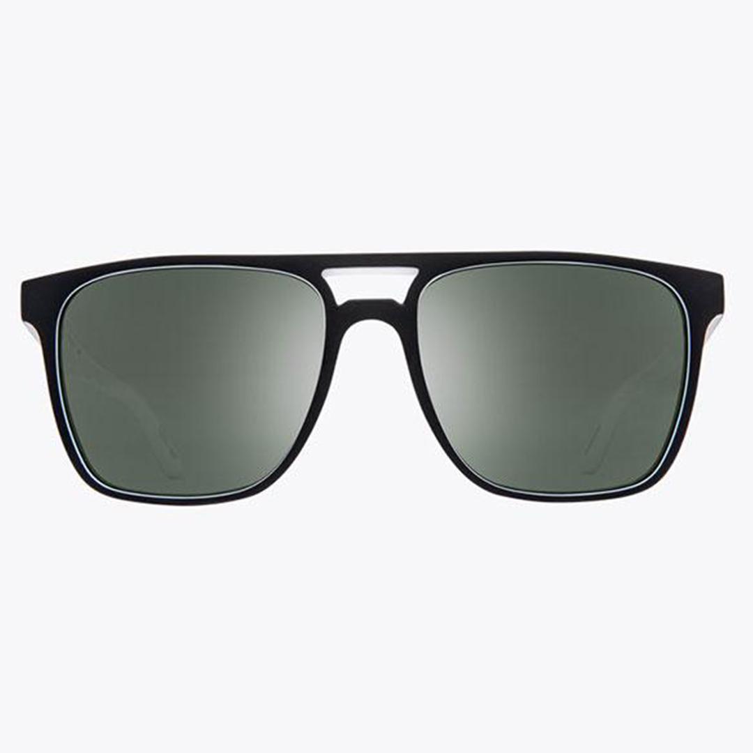 Spy Czar Sunglasses Whitewall / HD+ Gray Green Platinum Spectra Mirror