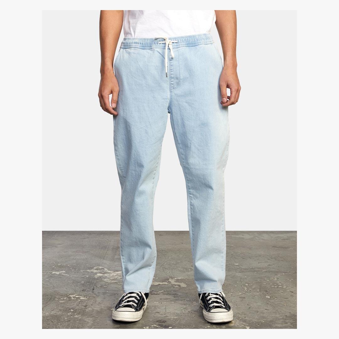 RVCA Men's New Dawn Elastic Denim Pants