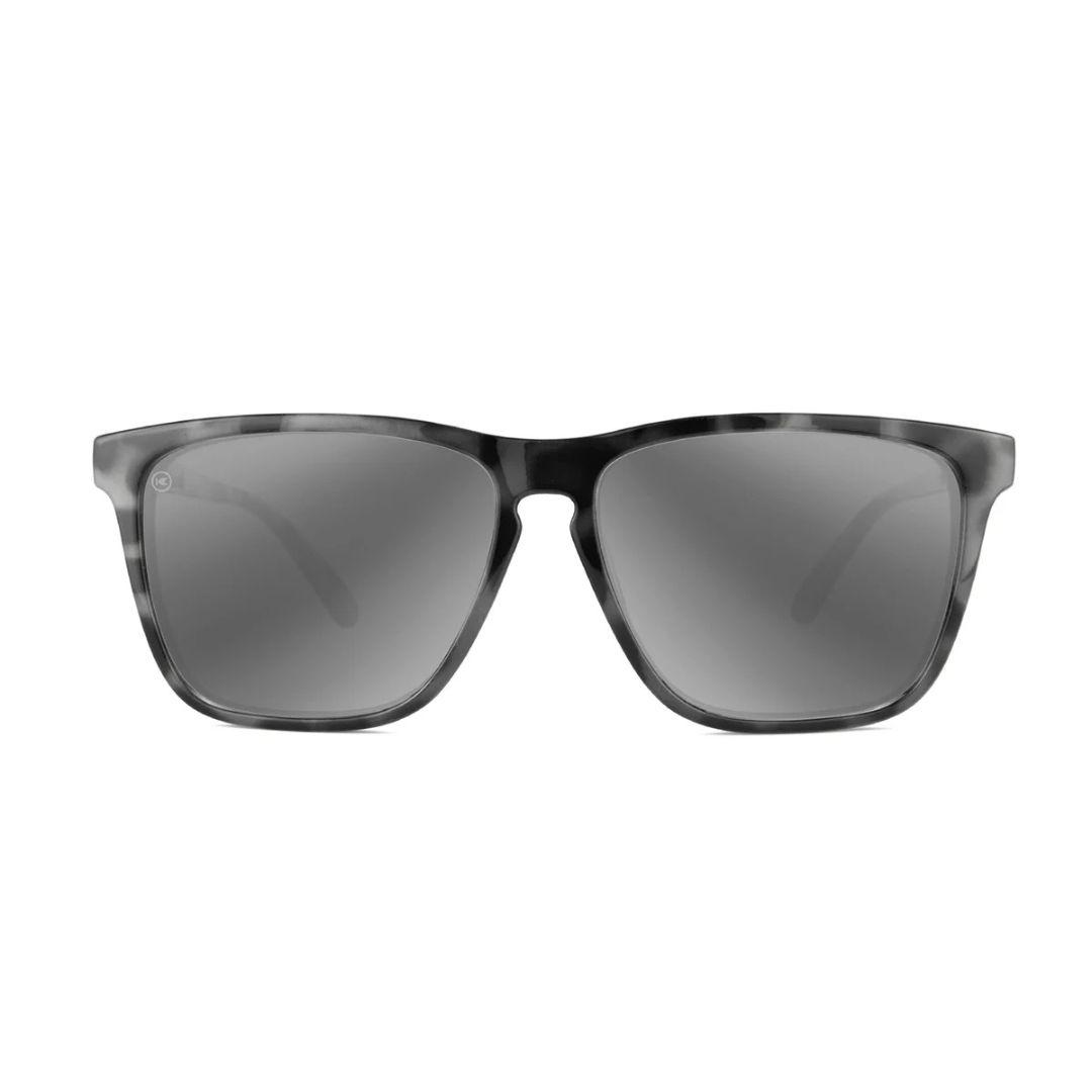 Knockaround Granite Tortoise Shell/Silver Smoke Fast Lanes Sunglasses