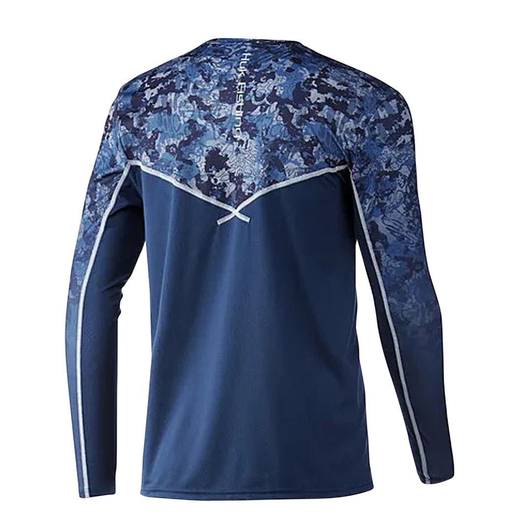 Huk Men's Icon X Tide Change Fade Long Sleeve Shirt