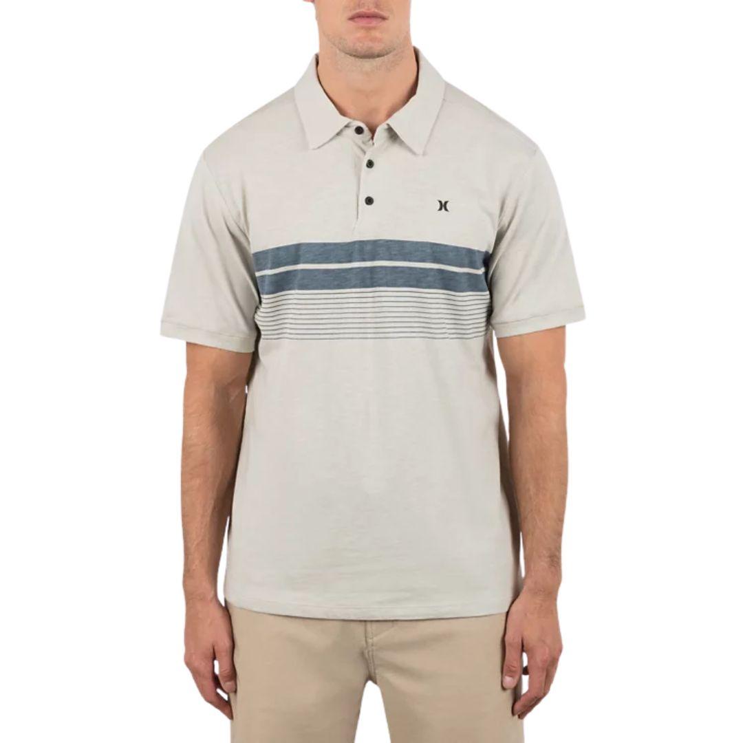 Hurley Men's Printed Stripe Polo Shirt