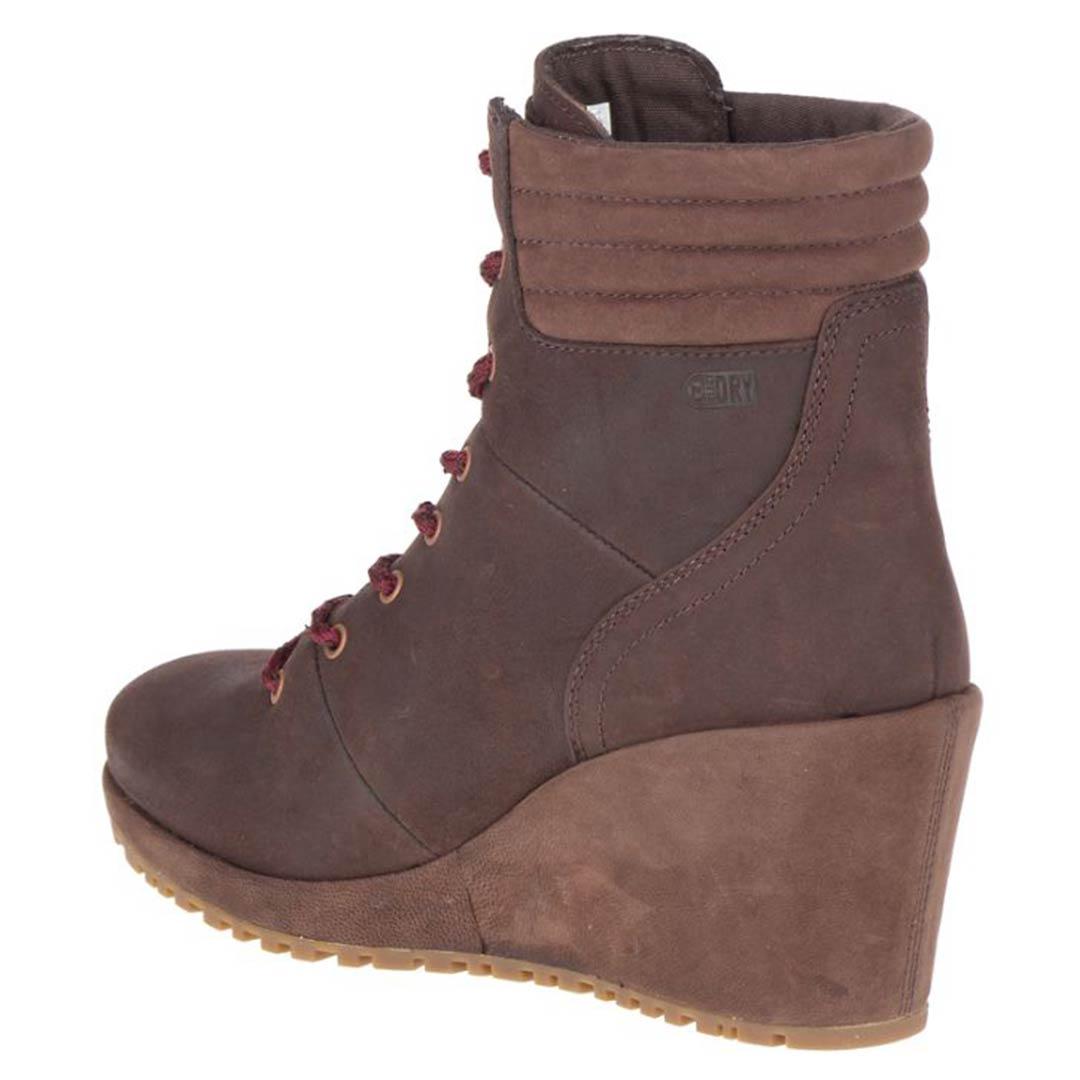 Merrell Women's Tremblant Wedge Boot Waterproof Espresso
