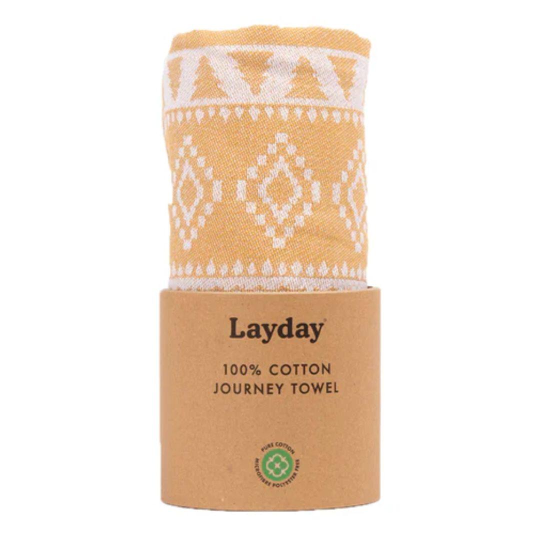 Layday Vista Journey Beach Towel - Honey