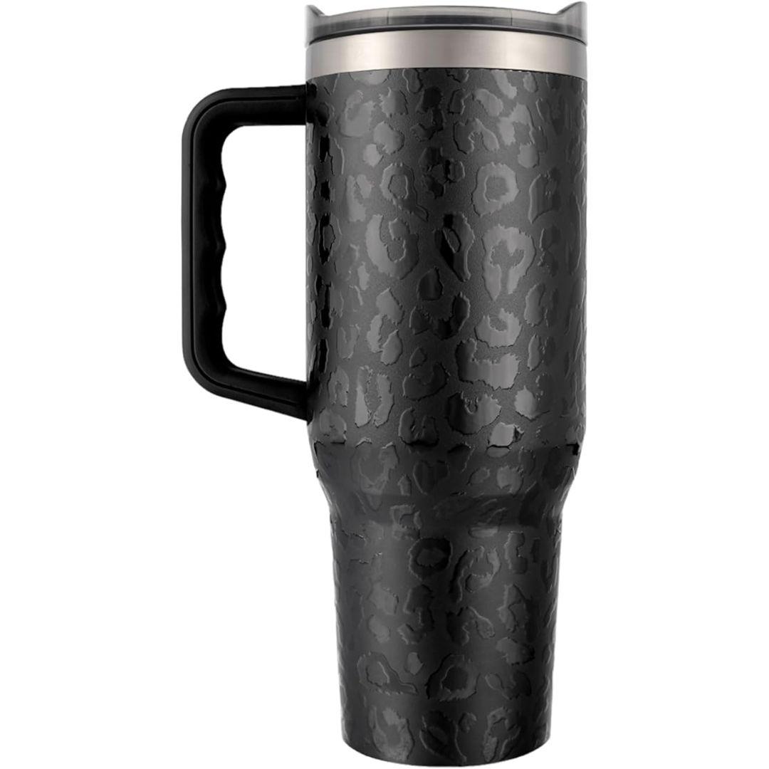 Yukon Outfitters 40 oz Fit Forty Tumbler - Black Leopard